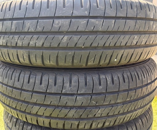 お取引終了　24年&23年式！　8部山！　155 65 r14 　ダンロップタイヤ　ホイール4本セット