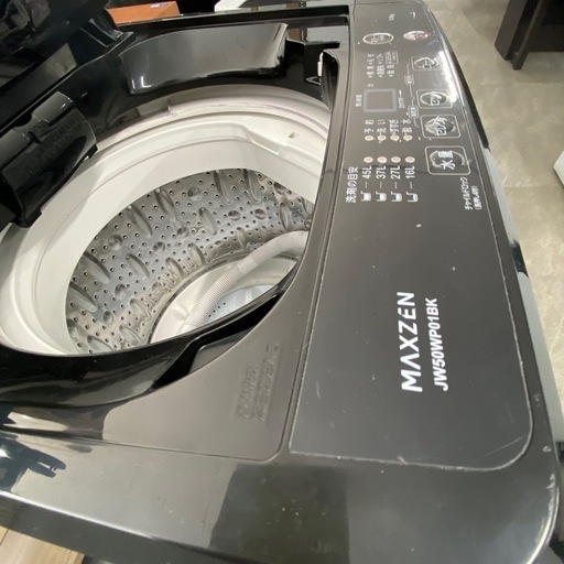 マクスゼン 洗濯機 5.0kg 2024年製 JW50WP01BK 札幌市白石区 E252