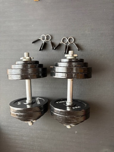 ダンベル30kg×２個セット
