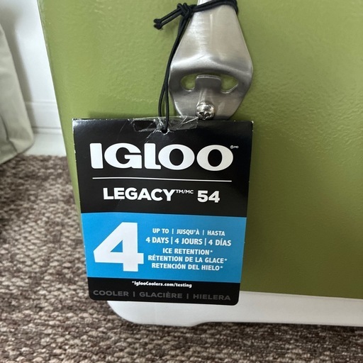 限定カラー　IGLOO LEGACY 54 クーラーボックス avocado
