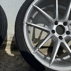 19インチ　114.3 逆反りホイール　引っ張り　
8.5 9.5j の画像