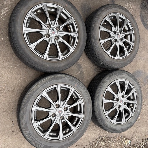 185/60r15 夏タイヤ　ホイールairnova 4本