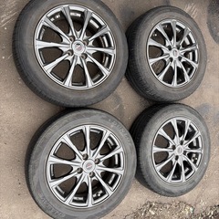 185/60r15 夏タイヤ　ホイールairnova 4本