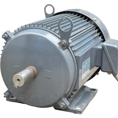 ◯動作品■日本電産 Nidec ニデック 3.7kW 4P インダクションモーター 5馬力 軸φ28mm モートル 三相200V FEQ-PT 中古品 ジモティ姫路の画像