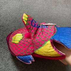 新品　カラフル 魚型 鍋つかみ GUAM キッチンミトン 総刺繍 グアム土産の画像
