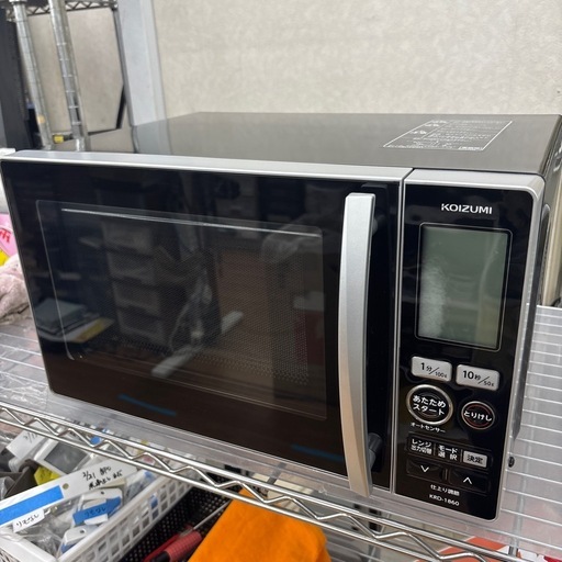 ☆ジモティー割引有☆コイズミ/電子レンジ/KRD-1860/2021年製 ☆ドリーム荒牧店☆ジモティー割引有☆【クリーニング済み】KOIZUMI