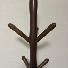 美品　木製　ポールハンガーの画像