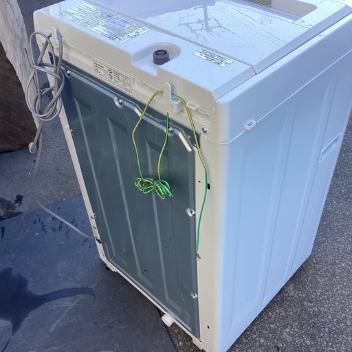 万代店　ヤマダ　洗濯機　5.0kg YWM-T50H1 21年