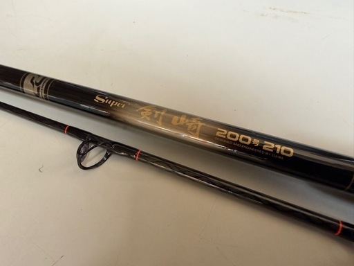 恐らく未使用 DAIWA 船竿 CROSS CARBO Super 剣崎 200号 210 ダイワ クロスカーボ 釣竿 ケース付 ③