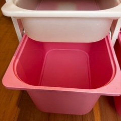 IKEA トロファスト　ホワイト　引き出し付きの画像