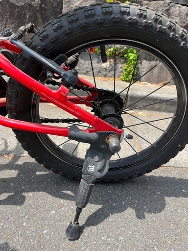 ヨツバサイクル  子ども 自転車 16インチ 赤色