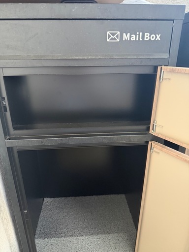 未開封品！！！ポスト一体型 宅配ボックス 超大容量130L 再配達なし 盗難防止設計