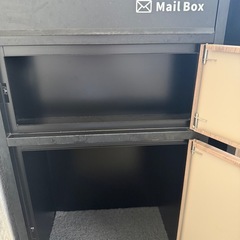 未開封品！！！ポスト一体型 宅配ボックス 超大容量130L 再配達なし 盗難防止設計の画像