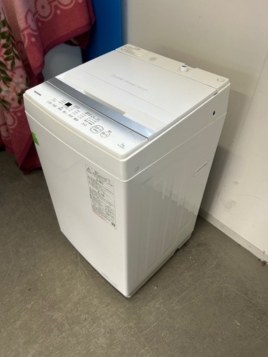 お買得☆美品☆TOSHIBA☆2023年製☆7kg☆ホワイト色☆激安洗濯機☆
