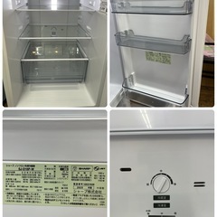 【🐤買取市場 1年保証 ジモティー限定価格！】 S130 2025年製の高年式 ⭐ SHARP｜シャープ 2ドア冷蔵庫 (179L・両開き) ナノ低温脱臭触媒  SJ-TD18R ⭐ 動作確認済 ⭐ クリーニング済の画像