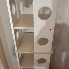 【中古】回転式本棚　5段の画像