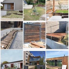  【福岡市】【枕木】【1500円から5000円】ガーデニング、アンティーク、アプローチ、DIY、土留、フェンス 、植物の画像