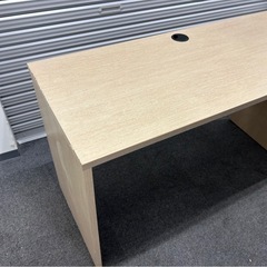パソコンデスク 幅120cm シンプルデスク ワークデスク PCデスク ナチュラルの画像