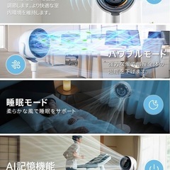 サーキュレーター DCモーター 3D 自動首振り 360度首振り タイマー付きの画像