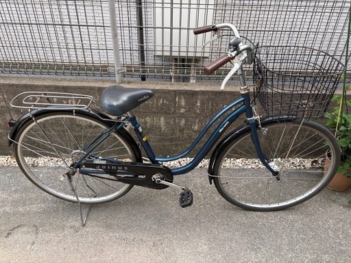 【お取引先決定】大人用自転車27インチ　紺色シティサイクル