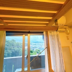 ニトリ マンクス2 ワードローブ パインラックの画像