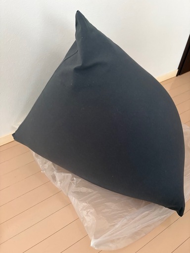 ほぼ新品 Yogibo pyramid ダークグレー ソファ コンパクトソファ