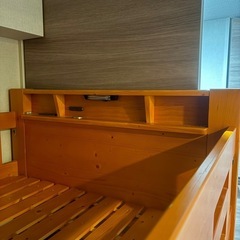 【12000円】木製ロフトベッド 美品の画像