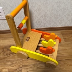 【美品】ベビー歩行器 小鳥モチーフ NICHIGAN originalの画像