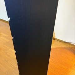 タンス・チェスト　ニトリのハイチェスト(クエス 80-6HCBK)の画像