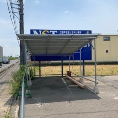 単管パイプカーポートの画像