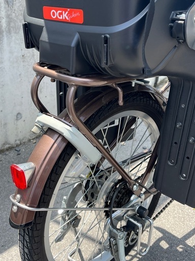 チャイルドシート付き自転車
