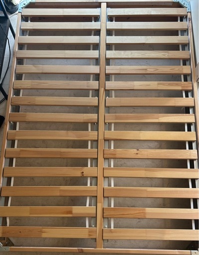IKEA ESPEVÄR エスペヴェール ダブルベッドベース（140x200）カバー付き
