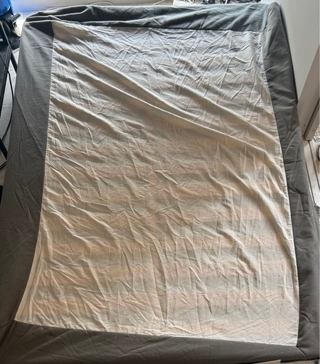 IKEA ESPEVÄR エスペヴェール ダブルベッドベース（140x200）カバー付き