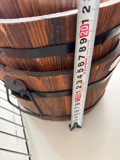 ウッドプランター　緑館　4個　まとめ　未使用品　 No175【ライトブラウン】4段 ウッドプランター【ケース&鉢底ネット付き 
