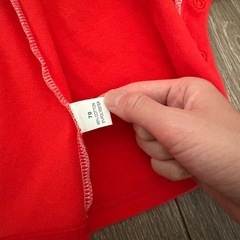 袴風ロンパース　70cm 靴下・髪飾りセット　女の子の画像
