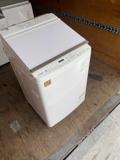 NO C52?福岡市内配送設置無料✨?TOSHIBA 10kg 洗濯乾燥機  AW-10SVE5(W)