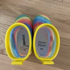 【新品未使用】子供用長靴　14cmの画像