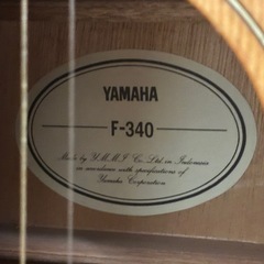 ヤマハ　F-340  　クラシックギターの画像