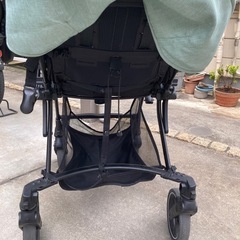 美品＊ピジョンベビーカー　ランフィリノン  純正雨カバー付の画像