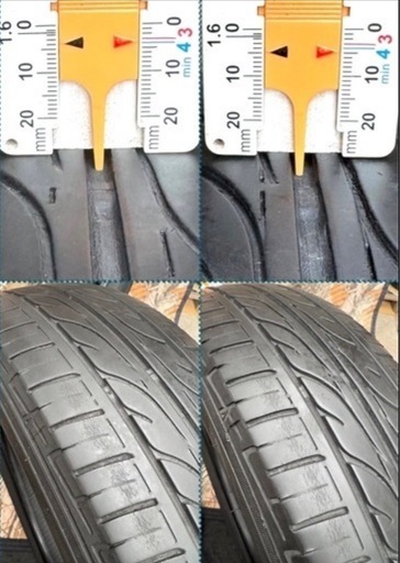 ❷155/65R14  新品中古タイヤ4本