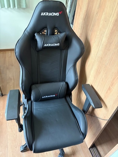 【美品】AK racing Overture Black ゲーミングチェア