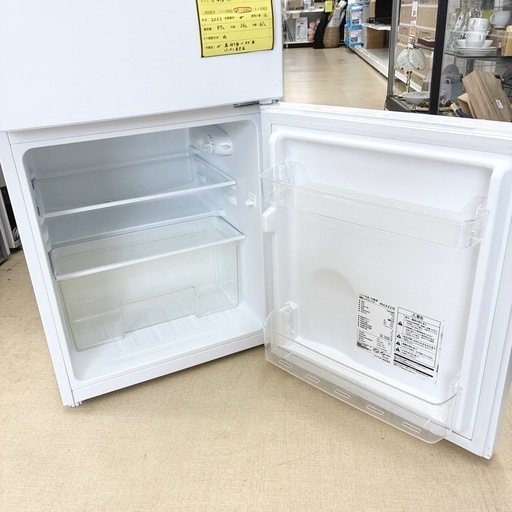【ドリーム池田】◎ジモティ割7%◎MAXZEN/マックスゼン「87L/2ドア冷蔵庫」JR087ML01WH 2023年製【51187】