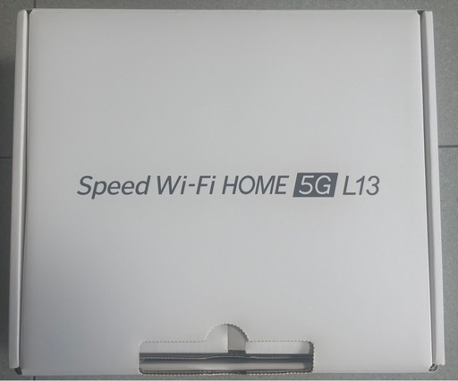 （商談成立）美品 Speed Wi-Fi HOME 5G L13（ZTR02）