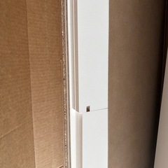 【未組立・新品同様】IKEA ゲルスビー 本棚 ホワイト 60×180cm 9800円→2500円 引き取りの画像