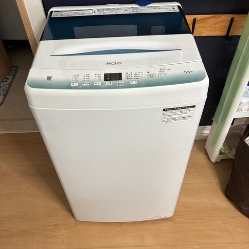【ジモティー特別価格】ハイアール洗濯機5.5k 2023年製 ハイアール5.5k洗濯機 (カズ) 天童の生活家電《洗濯機》の中古あげます