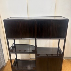 ジモティー特別価格🉐 N1390★茶箪笥★茶棚★茶道具★幅890mmの画像