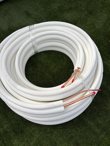 【新品】2分4分ペアコイル20m ガス側20mm仕様 結露対策◎ 即使用OK