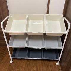 交渉済！幅90.5] おもちゃ 収納ラック おもちゃ収納 キッズ収納 キッズラック  LOWYAの画像