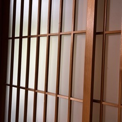 約47×103 すりガラス　引き戸　格子　4枚の画像