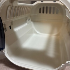 (犬•猫用キャリー)リッチェル キャンピングキャリーファインダブルドアS アイボリーの画像
